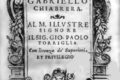 Per Francesco Minozzi. Un elogio seicentesco per Genova (2 di 2)
